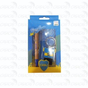 Set Lapicera Caja Boca