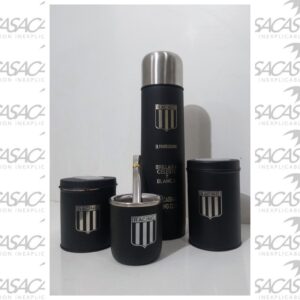 Set Matero Negro Aluminio Racing