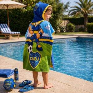 Toallon Poncho Infantil Boca