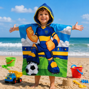 Toallon Poncho Infantil Boca