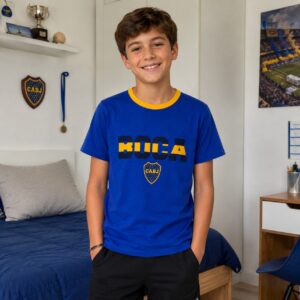 Remera Estampada Boca