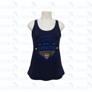 Musculosa Estampada Boca