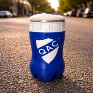 Vaso Botella Cortada 3D Quilmes