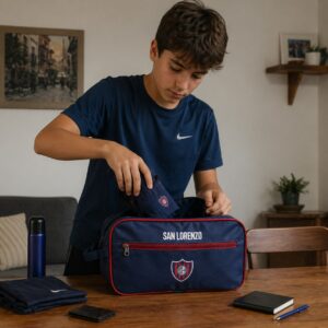 Botinero Estampado Cierre San Lorenzo
