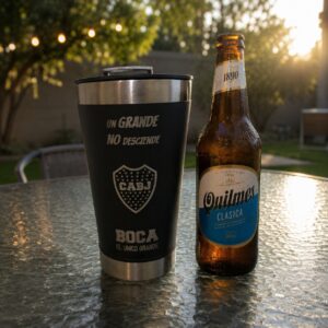 Vaso Termico Con Destapador Boca