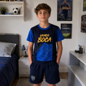 Conjunto Algodon Oficial Boca